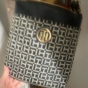 Black and white square purse